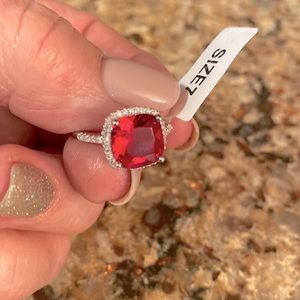 Charmed Aroma Ruby Red Ring size 7